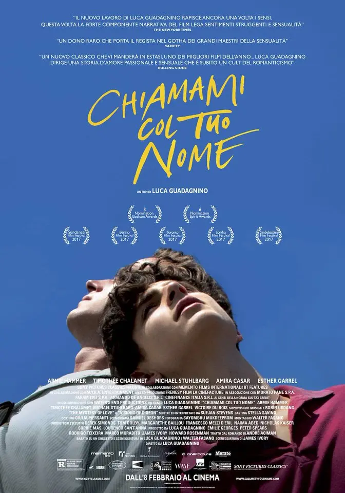 “Chiamami col tuo nome”, Luca Guadagnino